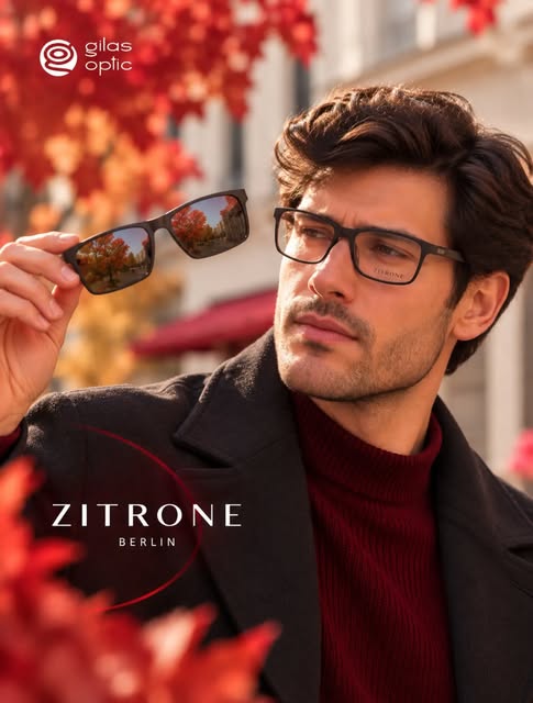 Zitrone klipon eynəyi taxmış model